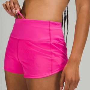 Lululemon Sonic Pink High Rise Soeed Up 2.5”